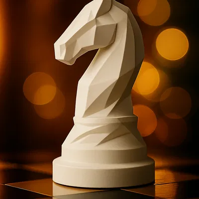 Monarch Noir "Knight" - Quân Mã Cờ Vua