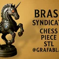 Quân Mã "Brass Syndicate" - quân cờ vua - Thumbnail 1