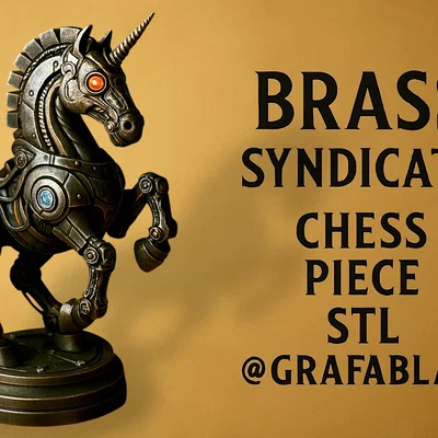 Quân Mã "Brass Syndicate" - quân cờ vua