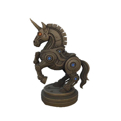 Quân Mã "Brass Syndicate" - quân cờ vua - Image 2