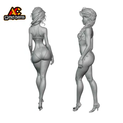 Elsa Bikini Frozen - Mô hình 3D