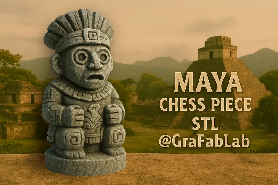 Quân Tốt "Maya" - quân cờ vua - Image 1