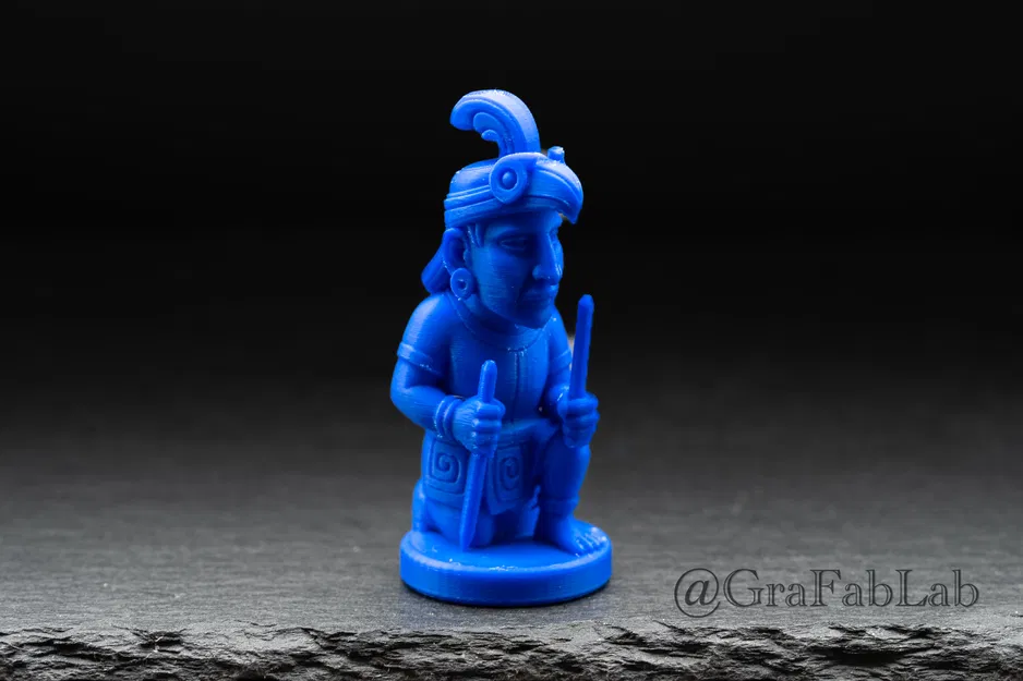 Tượng Maya "Bishop" - quân cờ vua - Image 3