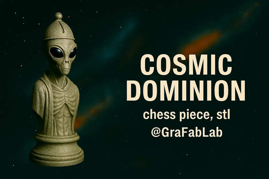 Tượng Giám Mục "Cosmic Dominion" - Quân Cờ Vua - Image 1