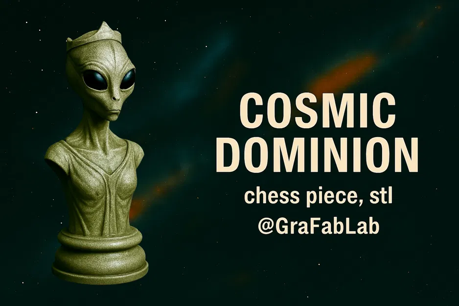 Tượng Cờ Vua "Nữ Hoàng" - Cosmic Dominion - Image 1