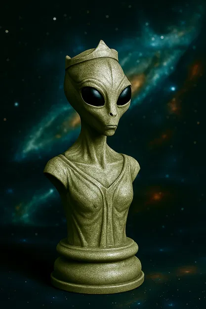 Tượng Cờ Vua "Nữ Hoàng" - Cosmic Dominion - Image 4