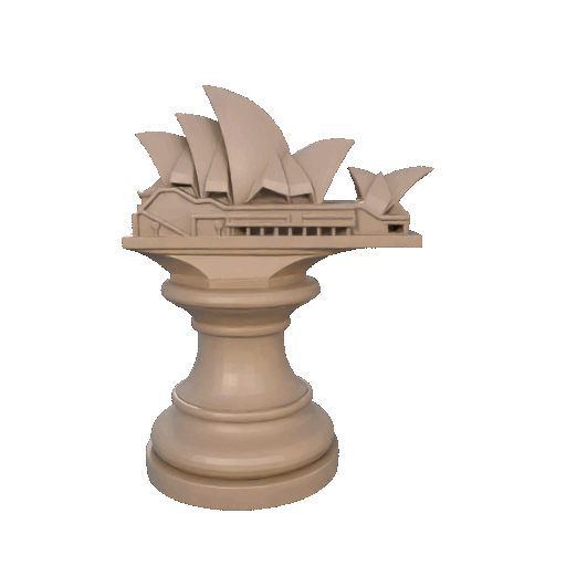 Quân Mã "Architectura Mundi" - quân cờ vua - Thumbnail 2