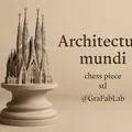 Mô hình Tượng Cờ Vua "Architectura Mundi "Bishop"" - Thumbnail 1