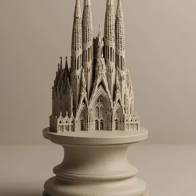 Mô hình Tượng Cờ Vua "Architectura Mundi "Bishop""