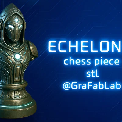 Tượng "Echelon X Bishop" - Quân cờ Vua