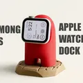 Đế Sạc Apple Watch Hình Among Us [Đường kính 28mm] - Thumbnail 1