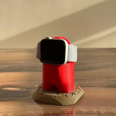 Đế Sạc Apple Watch Hình Among Us [Đường kính 28mm]