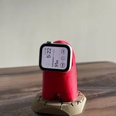 Đế Sạc Apple Watch Hình Among Us [Đường kính 28mm]