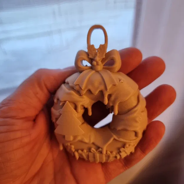 Móc treo cây thông Noel hình Donut - Image 2