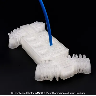 livMatS Turtle Walker - robot mềm lấy cảm hứng sinh học tích hợp hoàn toàn