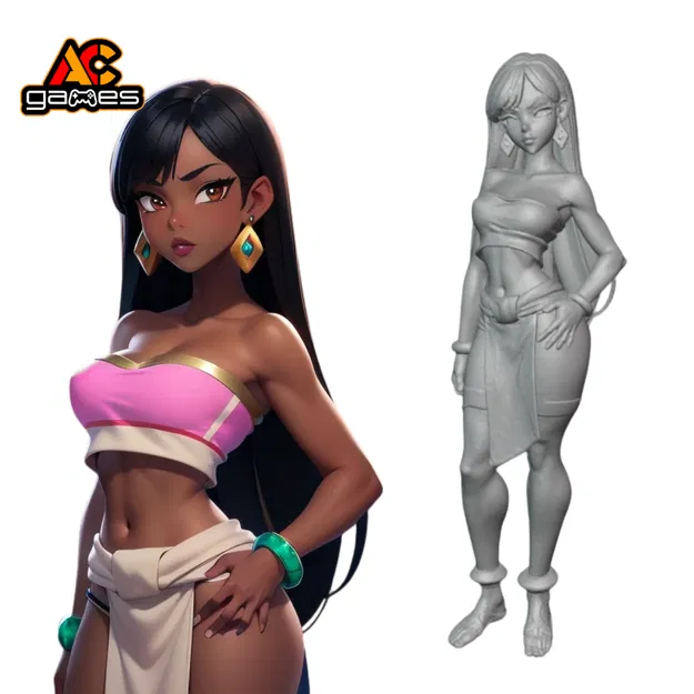 Chel girl anime - Mô hình 3D - Image 1