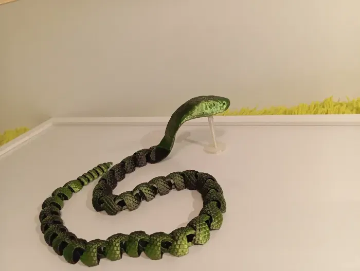 Mô hình 3D Rắn Khớp Nối - Rắn Chuông/Hổ Mang Lai - Image 2