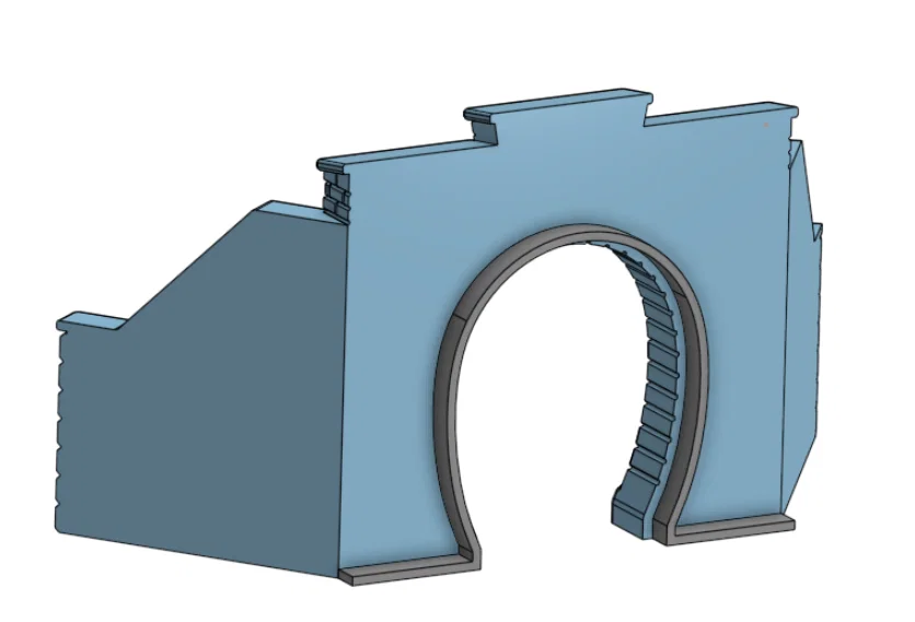 Cổng Đường Hầm Rộng H0 - Image 2