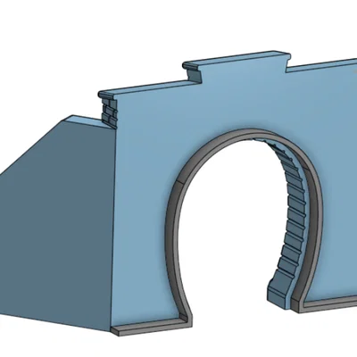 Cổng Đường Hầm Rộng H0