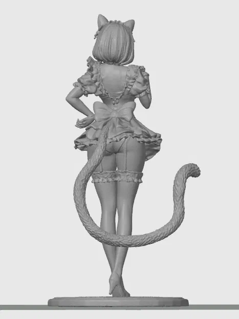 Tượng Cô Gái Mèo Anime 2 - Image 2