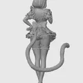 Tượng Cô Gái Mèo Anime 2 - Thumbnail 2