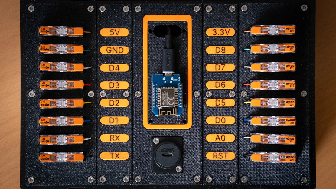 Case ESP8266 Hiện Đại Tích Hợp Đầu Nối Wago - Image 3