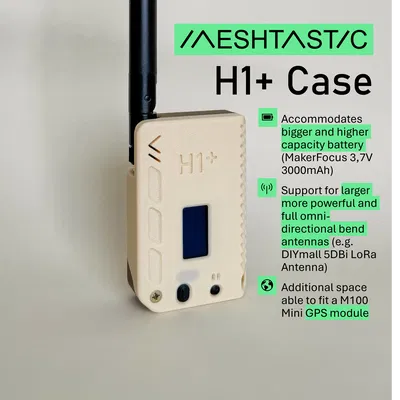 H1+ - Vỏ Nâng Cấp cho Heltec V3/V4 chạy Meshtastic