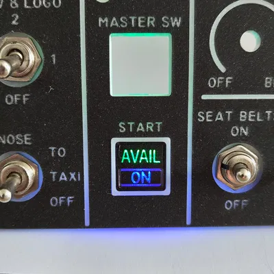 Mô hình Korry Switch A320 – V2