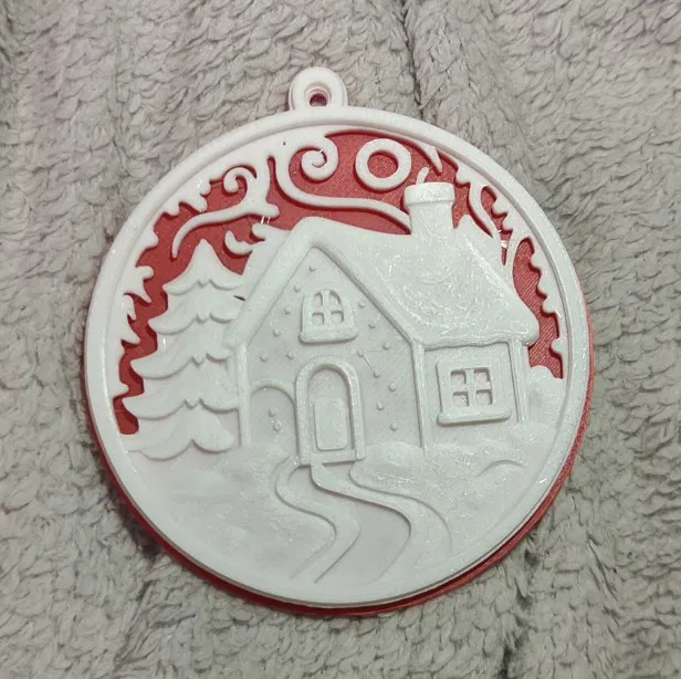 Móc Trang Trí Nhà Giáng Sinh Ấm Cúng – Trang Trí Lễ Hội 3D Chi Tiết - Image 2