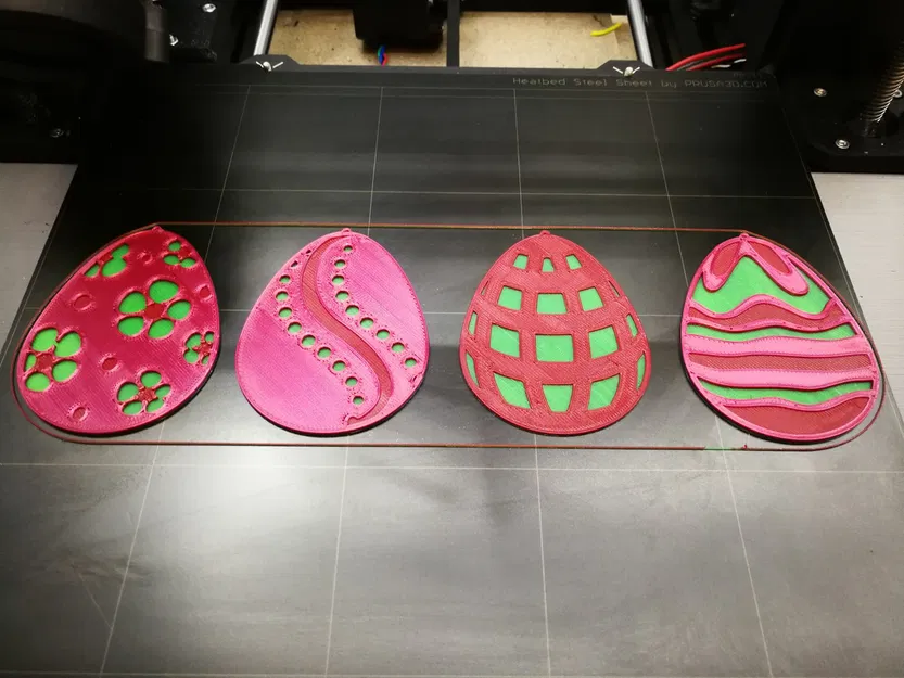 Trứng Phục Sinh Dẹt Nhiều Màu - Image 1