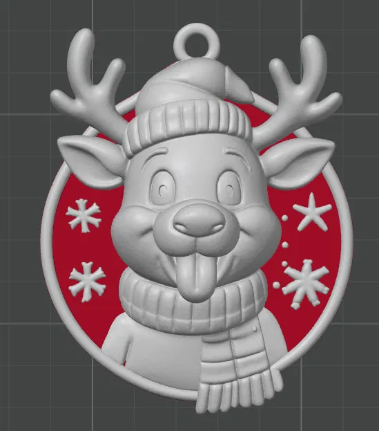 Mô Hình Trang Trí Tuần Lộc Noel STL - Image 1