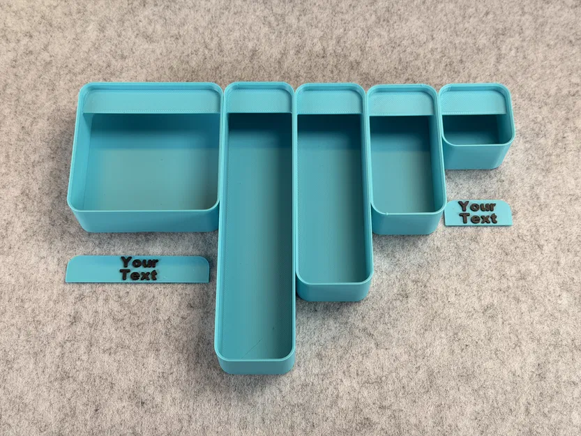 Miếng Lắp Có Nhãn Cho Hộp Tổ Chức - Image 1