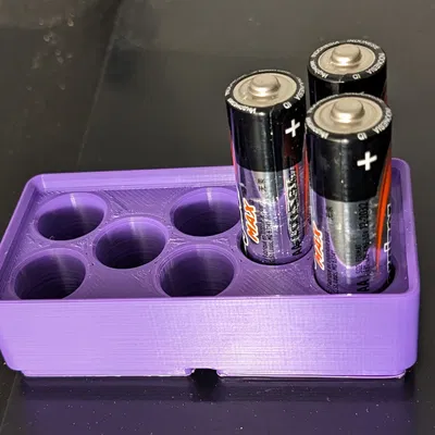 Đế giữ 8 pin AA chuẩn Gridfinity 1x2