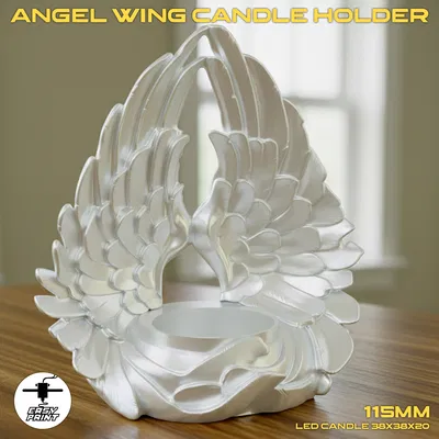 Chân Nến Hình Cánh Thiên Thần Độc Đáo