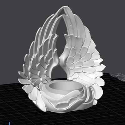 Chân Nến Hình Cánh Thiên Thần Độc Đáo