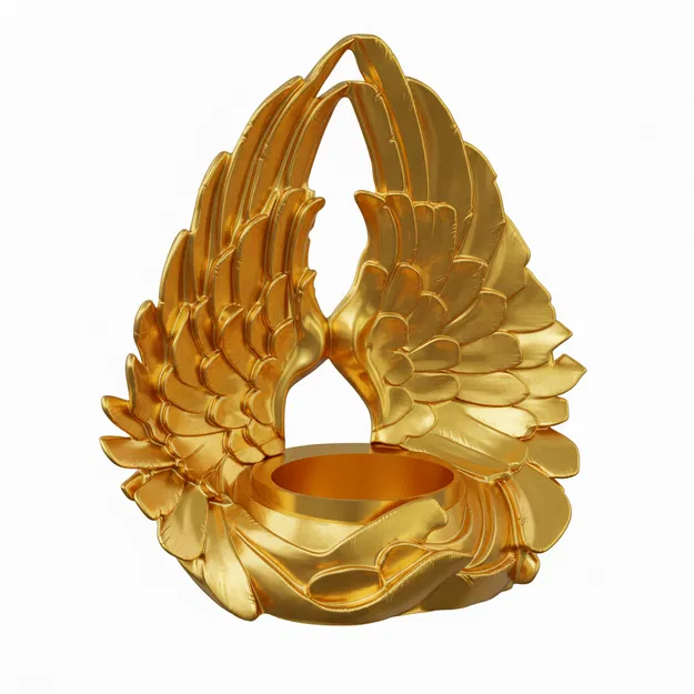 Chân Nến Hình Cánh Thiên Thần Độc Đáo - Image 4