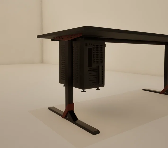 Giá đỡ Cooler master QUBE 540 gắn dưới bàn - Image 2
