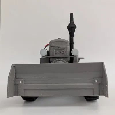 Mô hình DIY Máy ủi Lanz Raupe RC (Tỷ lệ 1:20)