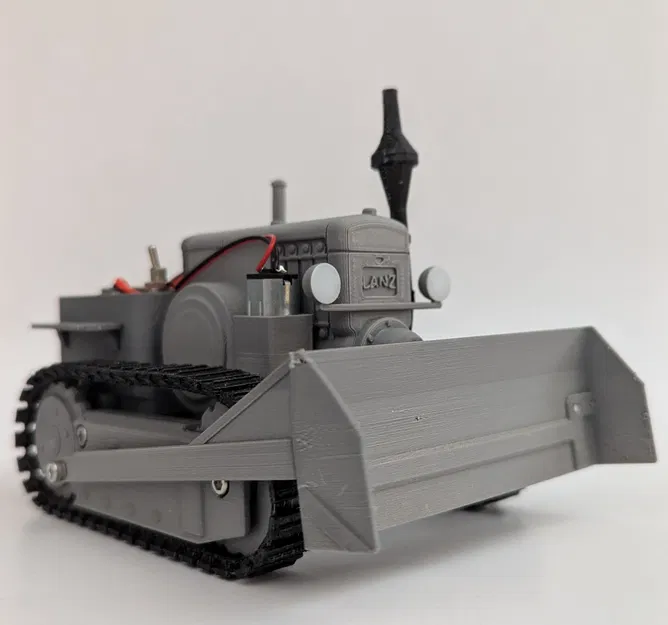 Mô hình DIY Máy ủi Lanz Raupe RC (Tỷ lệ 1:20) - Image 3