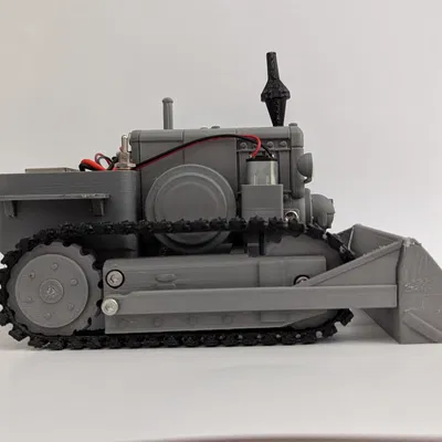 Mô hình DIY Máy ủi Lanz Raupe RC (Tỷ lệ 1:20)