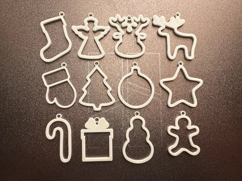 Bộ Đồ Trang Trí Giáng Sinh (12 Mẫu) – In Nhanh & Dễ Dàng - Image 1