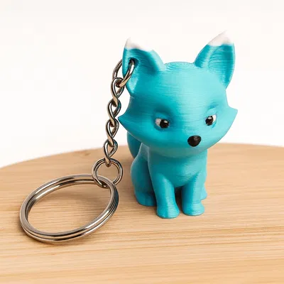 Móc Khóa Cáo Dễ Thương - Không Cần Giá Đỡ