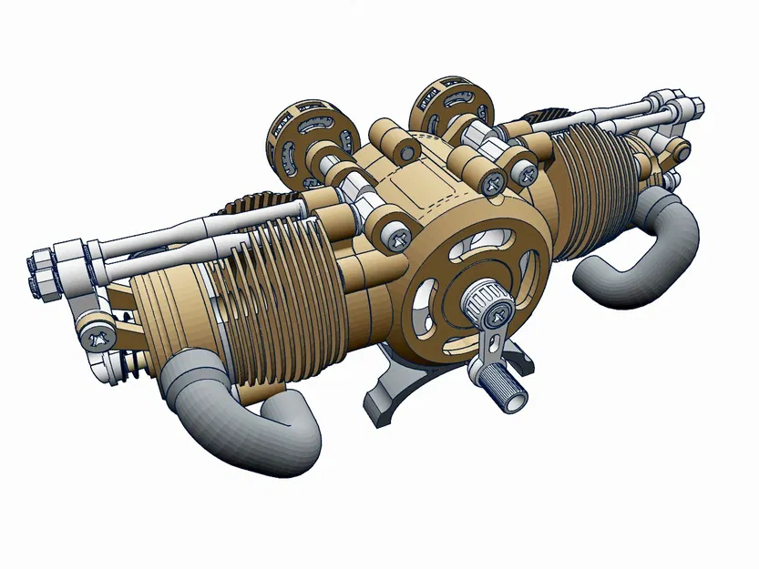 Mô Hình Động Cơ Boxer OHV 2 Xi-lanh - Image 5