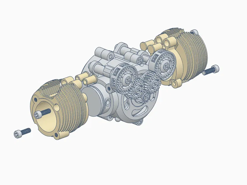 Mô Hình Động Cơ Boxer OHV 2 Xi-lanh - Image 16