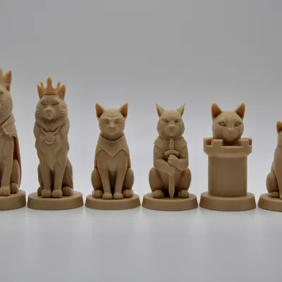 Bộ Cờ Vua Chó vs Mèo