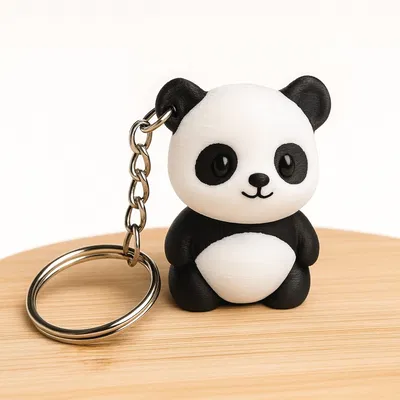 Móc Khóa Gấu Trúc Dễ Thương - Không Cần Hỗ Trợ