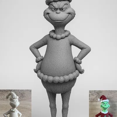 Tượng The Grinch 3D