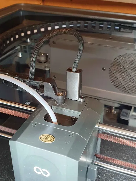 Mount gắn dây cáp USB-C CANbus cho Centauri Carbon hotend - Image 1