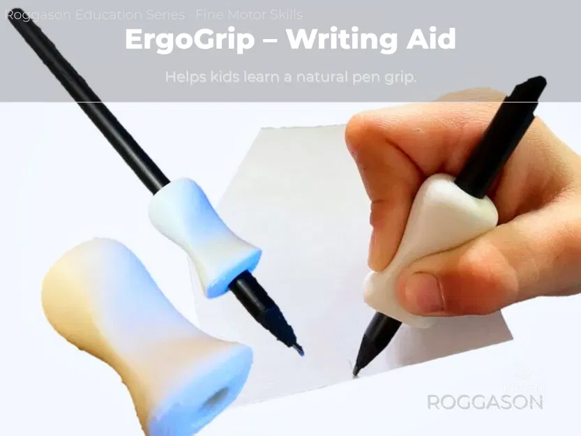 Dụng Cụ Hỗ Trợ Viết ErgoGrip Cho Học Sinh Mới Bắt Đầu – Tay Cầm Bút / Bút Chì Công Thái Học Cho Bàn Tay Nhỏ - Image 1