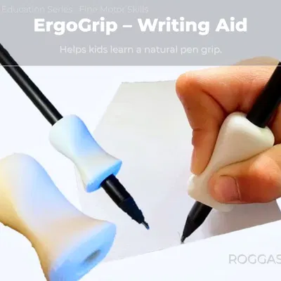 Dụng Cụ Hỗ Trợ Viết ErgoGrip Cho Học Sinh Mới Bắt Đầu – Tay Cầm Bút / Bút Chì Công Thái Học Cho Bàn Tay Nhỏ